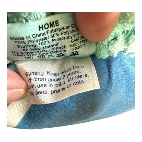 Norwex Turtle Plush Chenille Bath Mitt Pet With A Purpose Cuddle Stuffed Animal - Picture 7 of 10